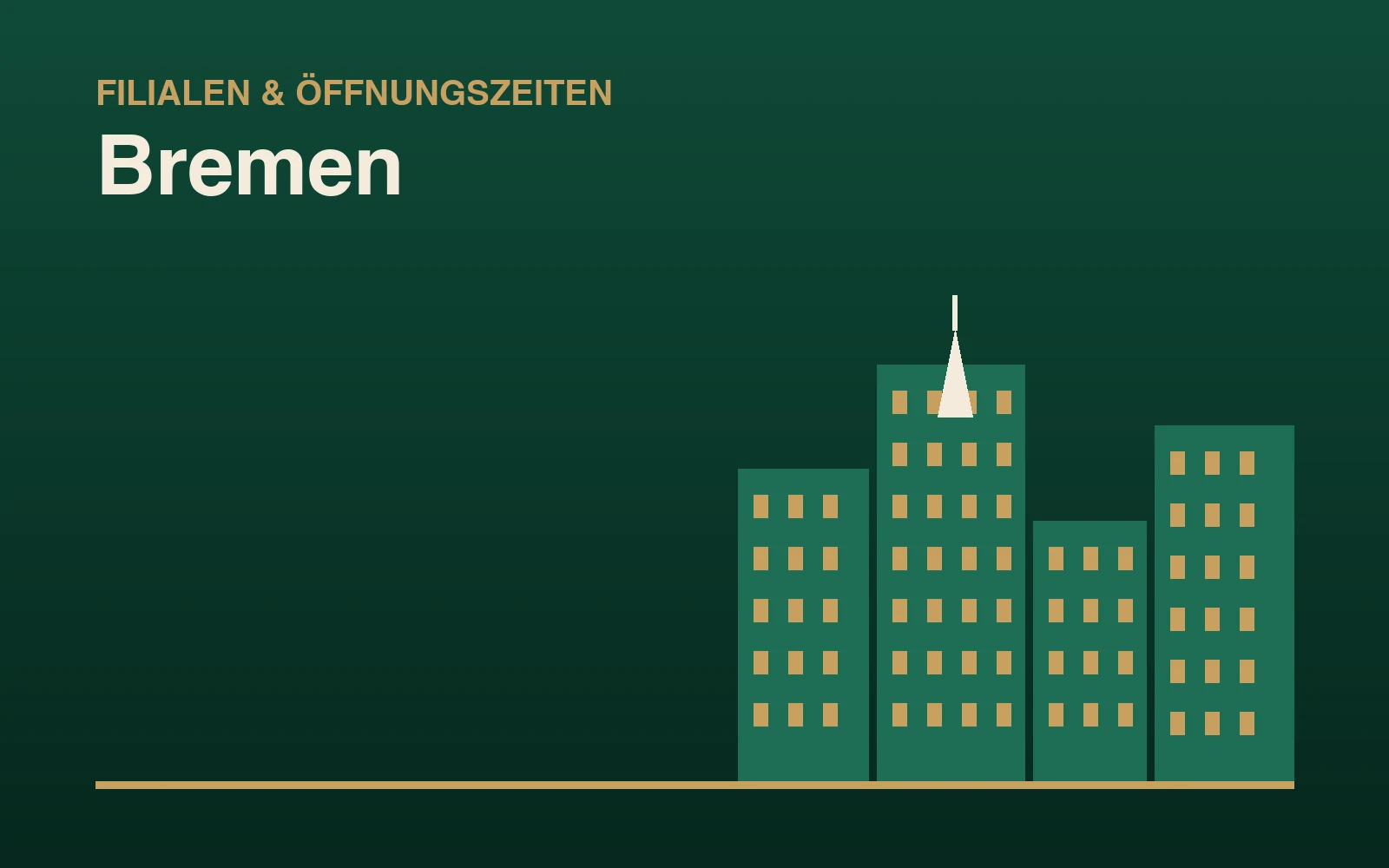 Illustration: Stadtsilhouette mit Hochhäusern