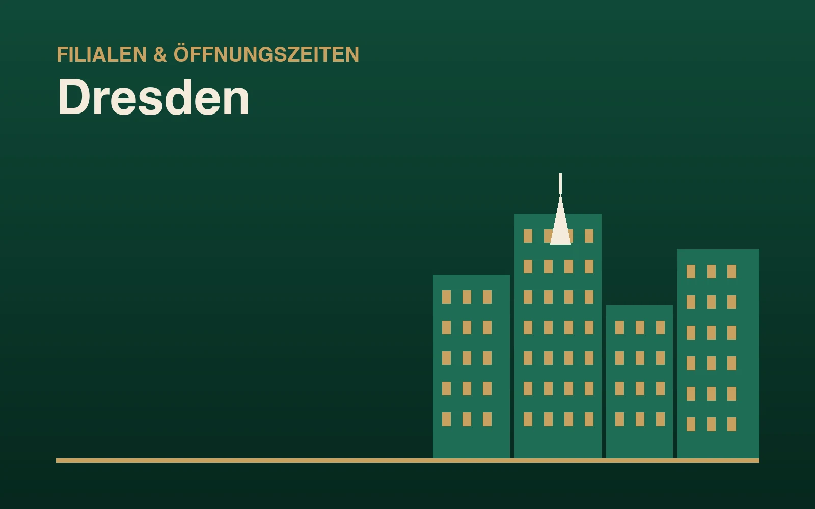 Illustration: Stadtsilhouette mit Kirchturm