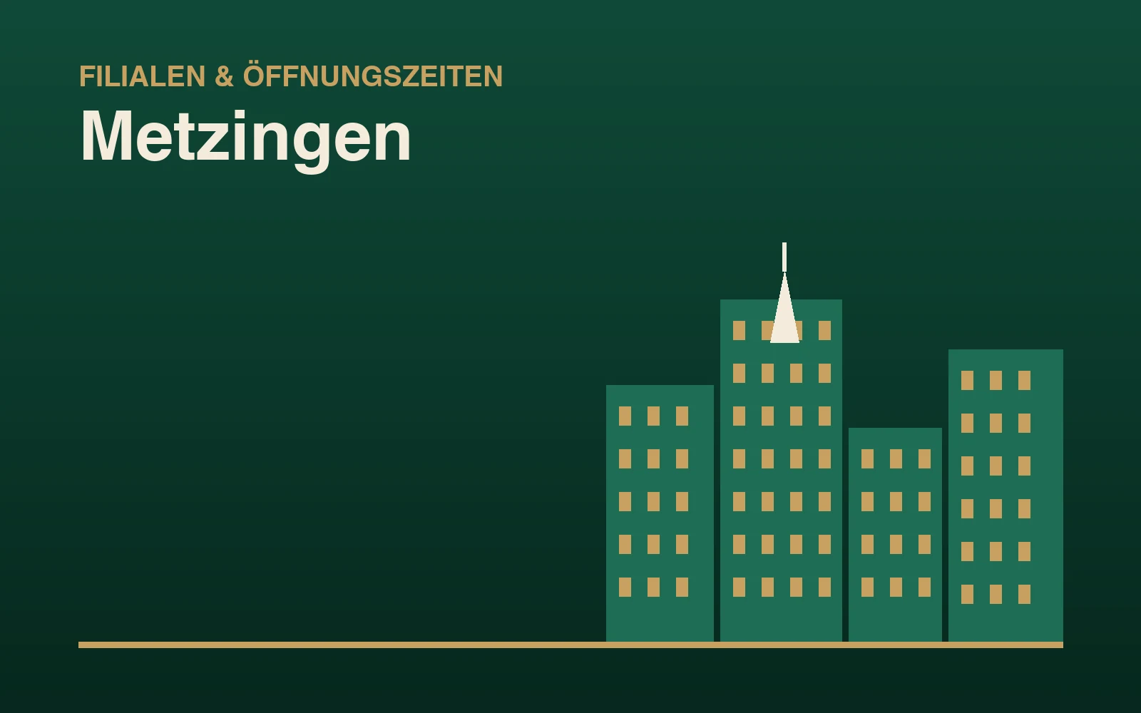 Illustration: Stadtsilhouette mit Hochhäusern